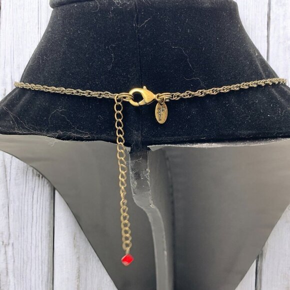 Lia Sophia Multi Strand Boho Beaded Multicolor Gold Opera Length Necklace 27"L - Picture 5 of 6